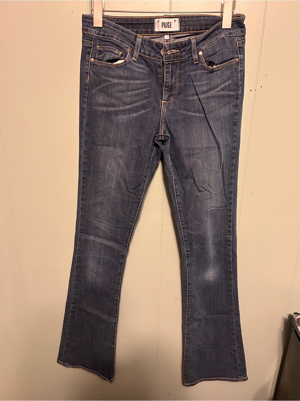 PAIGE Blue Wash Flare Jeans